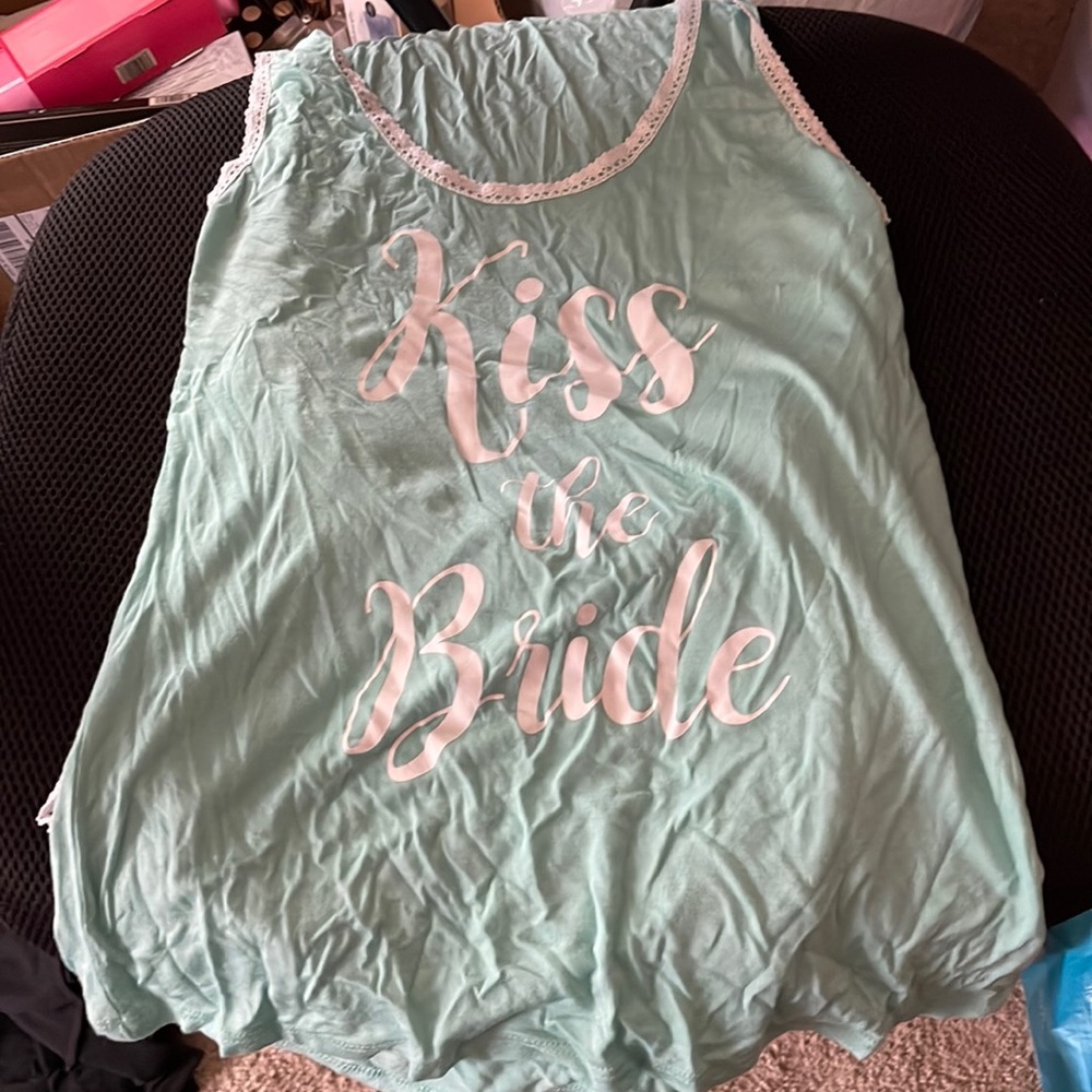 Kiss the bride pajamas